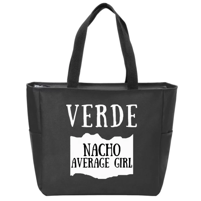 Verde Hot Sauce Packet Group Costume Zip Tote Bag