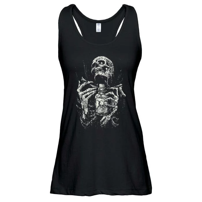 Vintage Halloween Skeleton Costume Ladies Essential Flowy Tank