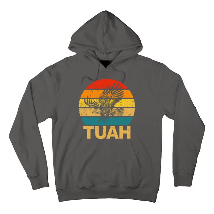 Vintage Hawk Tuah Hilarious Tall Hoodie