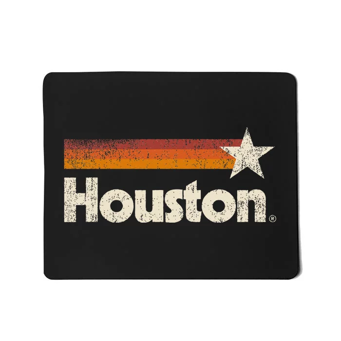 Vintage Houston Texas Houston Strong Stripes Mousepad