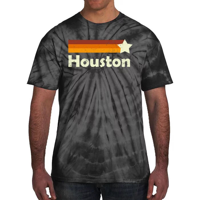 Vintage Houston Texas Logo Tie-Dye T-Shirt