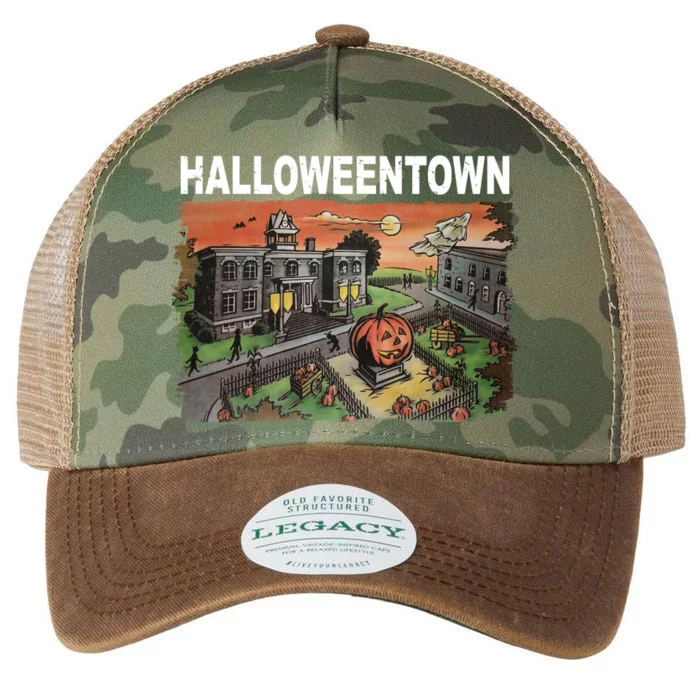 Vintage Halloween Town Legacy Tie Dye Trucker Hat