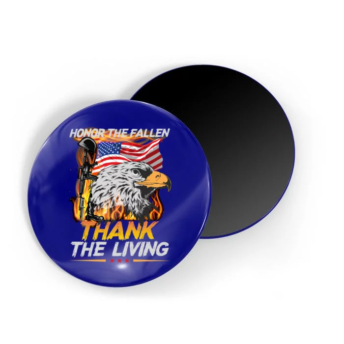 Veteran Honor The Fallen Thank The Living Usa Flag Gift Magnet