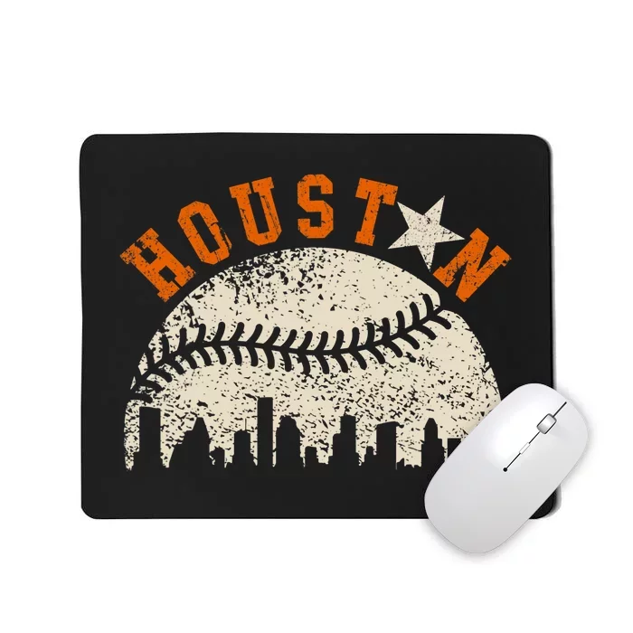 Vintage Houston Texas Pride Houston Strong Mousepad