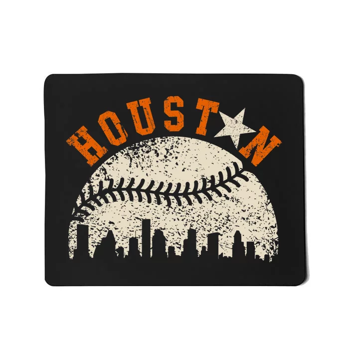 Vintage Houston Texas Pride Houston Strong Mousepad