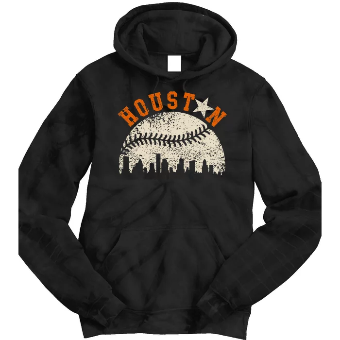 Vintage Houston Texas Pride Houston Strong Tie Dye Hoodie