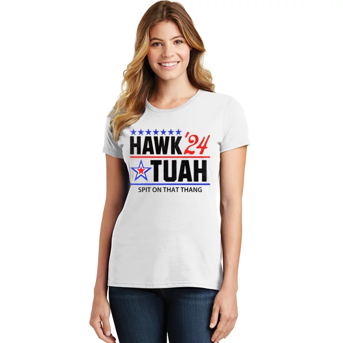 Vintage Hawk Tauh 24 Spit On That Thang Sarcastic Parody Women's T-Shirt