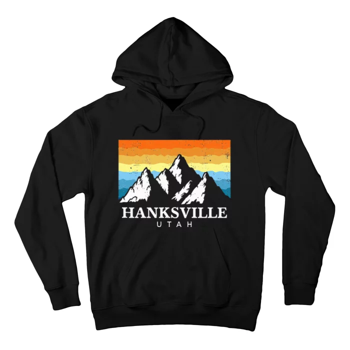 Vintage Hanksville Utah Mountain Hiking Souvenir Hoodie