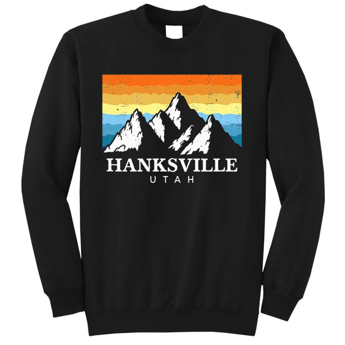 Vintage Hanksville Utah Mountain Hiking Souvenir Tall Sweatshirt