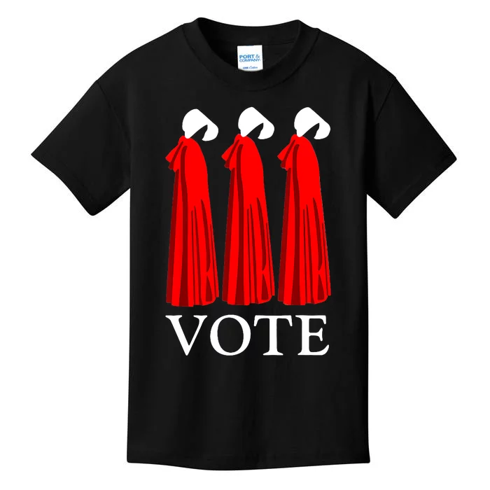 Vote Handmaids Vote 2024 Feminist Gift Kids T-Shirt