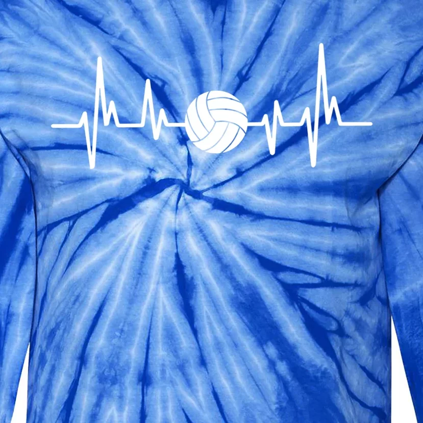 Volleyball Heartbeagift Volleyball Lover Gift Tie-Dye Long Sleeve Shirt