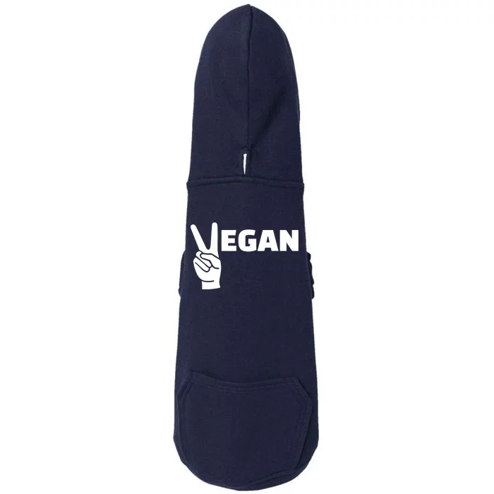 Vegan Hand Doggie 3-End Fleece Hoodie