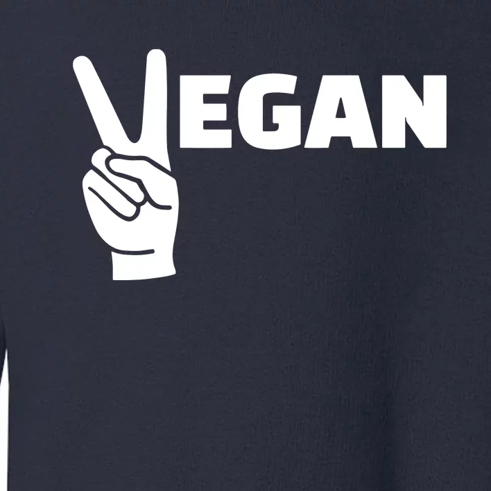 Vegan Hand Toddler Sweatshirt