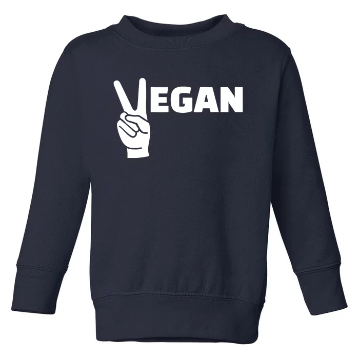 Vegan Hand Toddler Sweatshirt