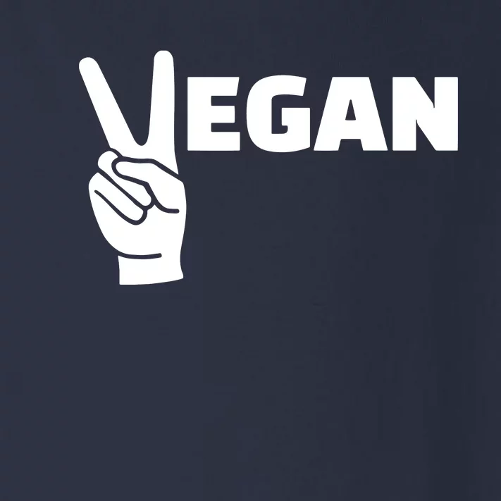 Vegan Hand Toddler Long Sleeve Shirt