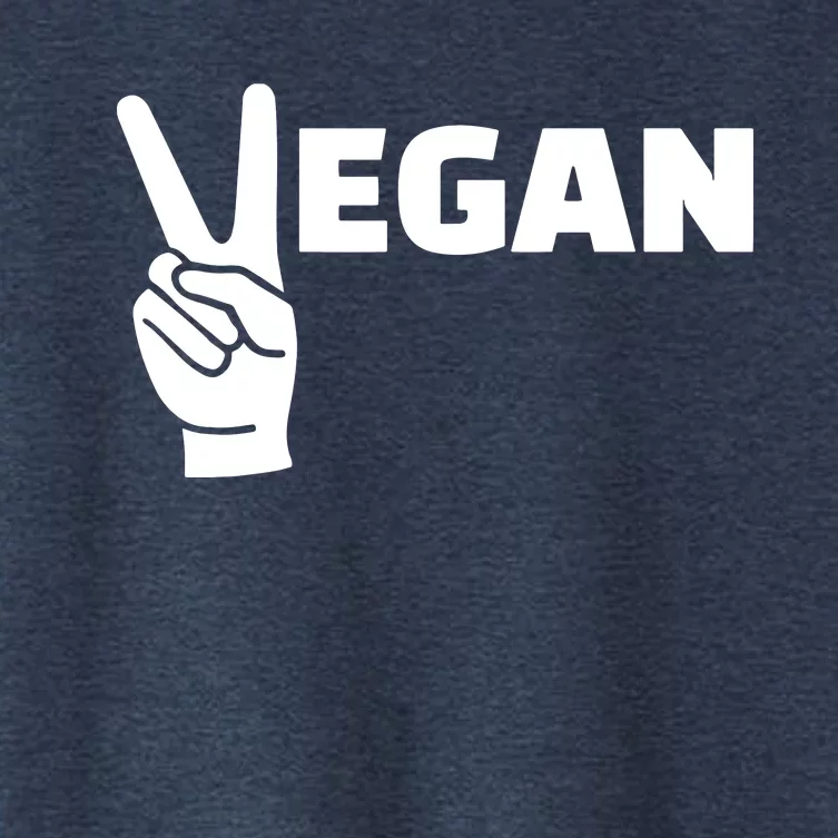 Vegan Hand Women's Crop Top Tee