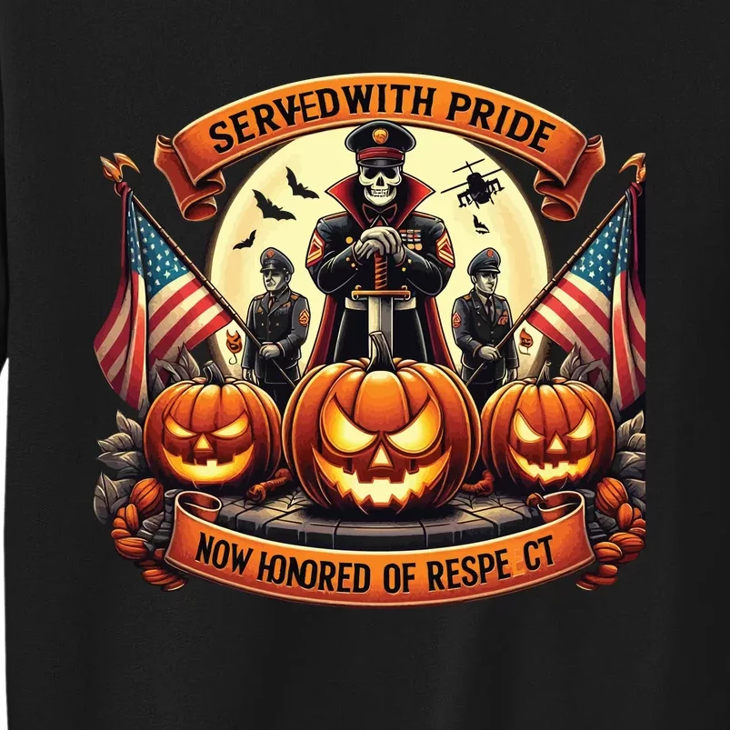 Veterans Halloween Tall Sweatshirt