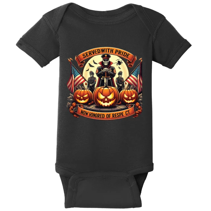 Veterans Halloween Baby Bodysuit