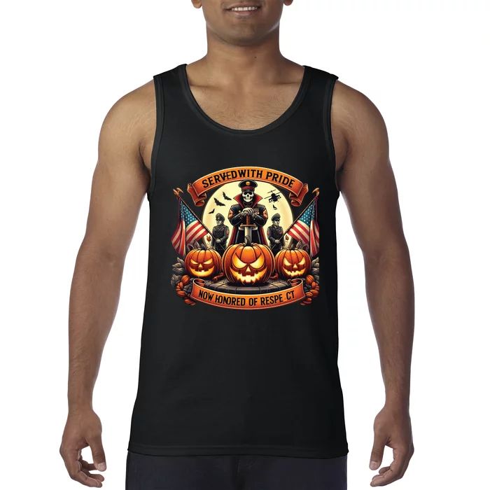 Veterans Halloween Tank Top