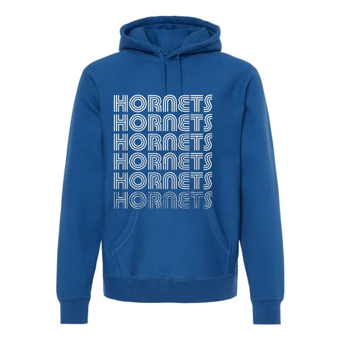 Vintage Hornets Premium Hoodie