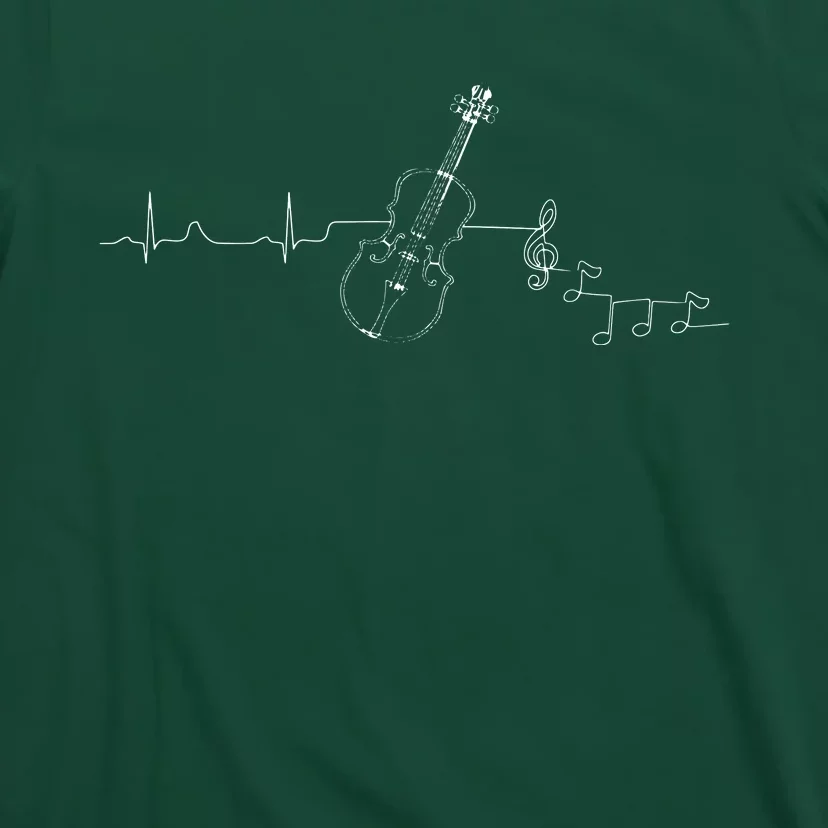 Violin Heartbeat Violin Player Violinist Musician T-Shirt