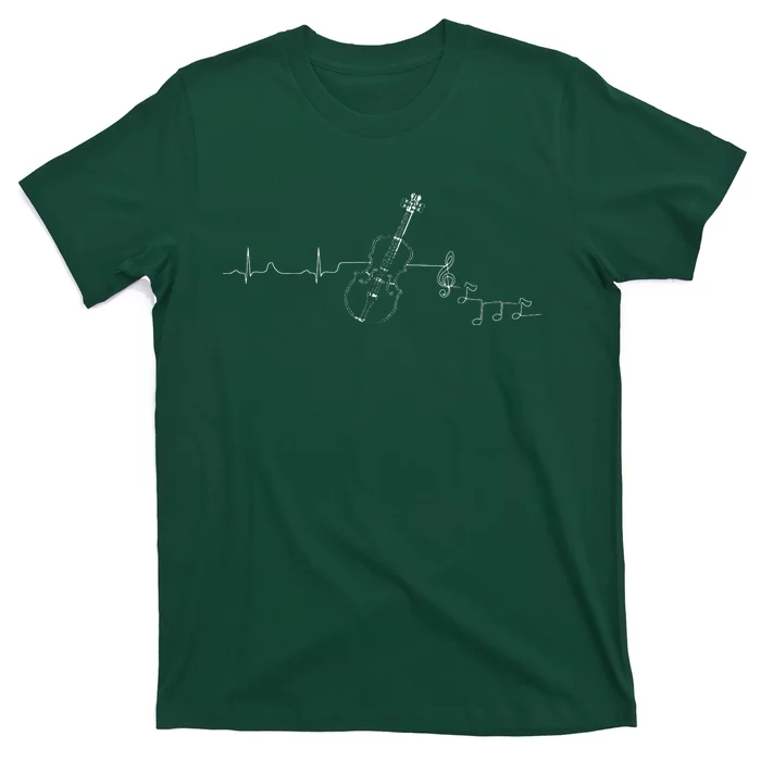 Violin Heartbeat Violin Player Violinist Musician T-Shirt