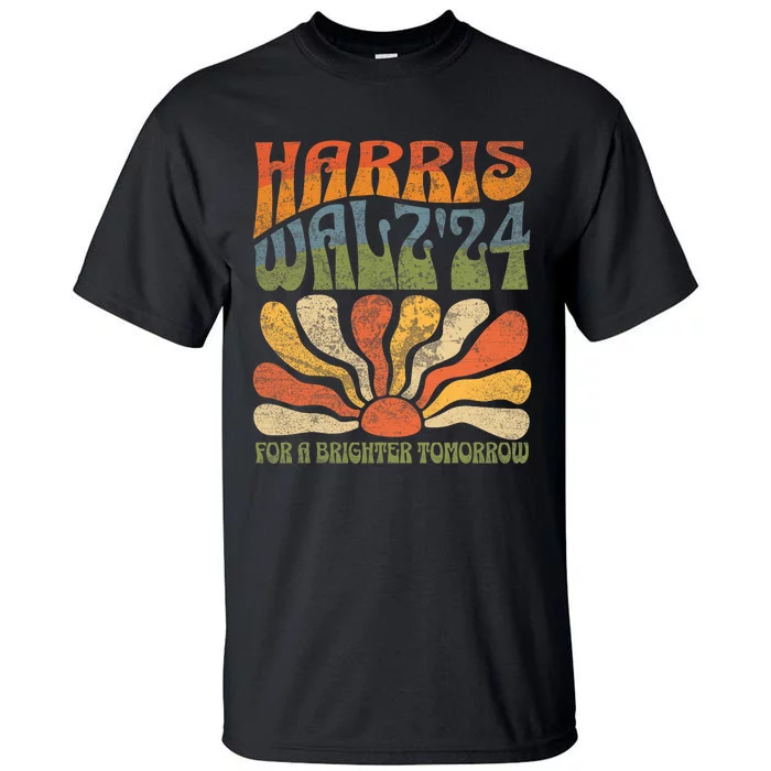 Vintage Harris Waltz 2024 Election Kamala Harris Tim Waltz 2024 Tall T-Shirt