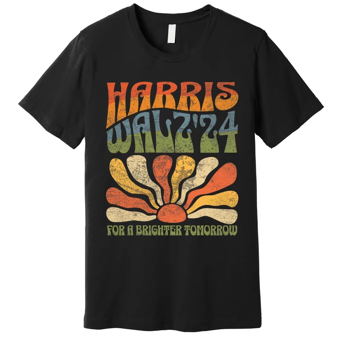 Vintage Harris Waltz 2024 Election Kamala Harris Tim Waltz 2024 Premium T-Shirt