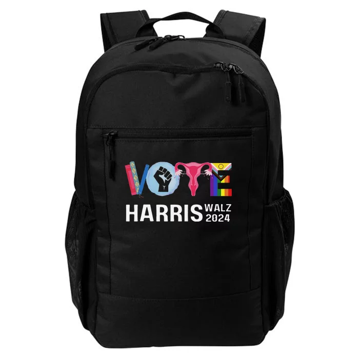 Vote Harris Waltz 2024 Lgbt Rights Daily Commute Backpack