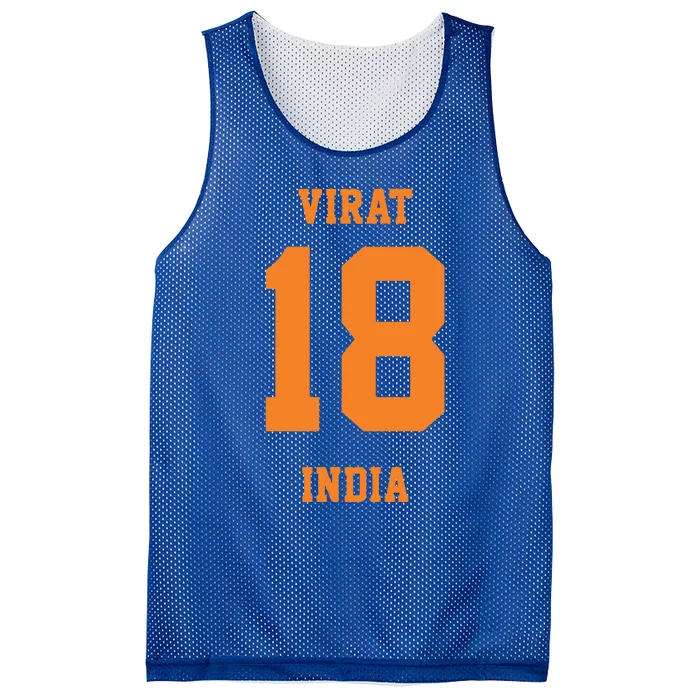 Virat India 18 Mesh Reversible Basketball Jersey Tank