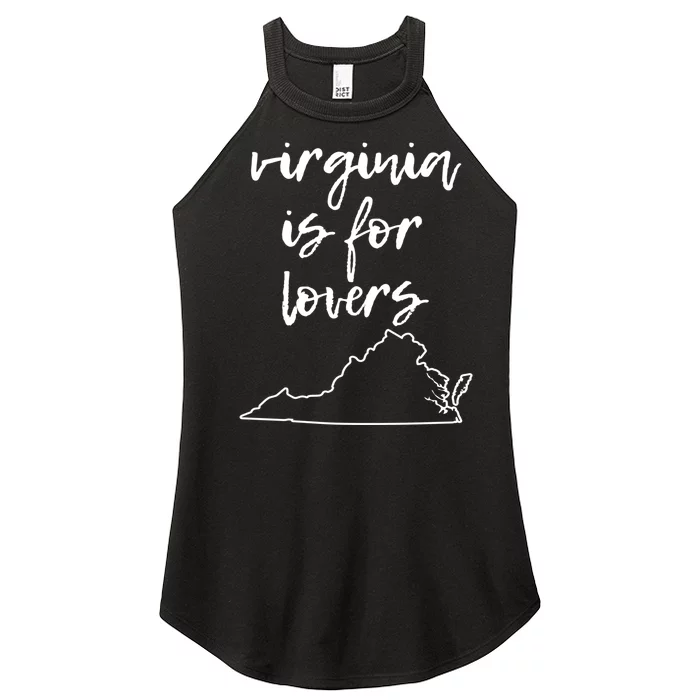 Virginia Is 4 Lovers Outdooors VA For Nature Virginians Gift Women’s Perfect Tri Rocker Tank