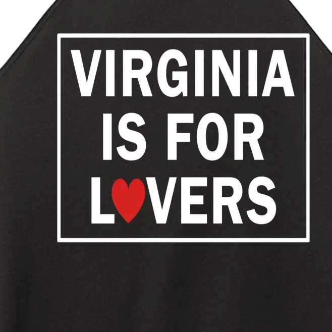 Virginia Is 4 Lovers Outdooors VA For Nature Virginians Gift Women’s Perfect Tri Rocker Tank