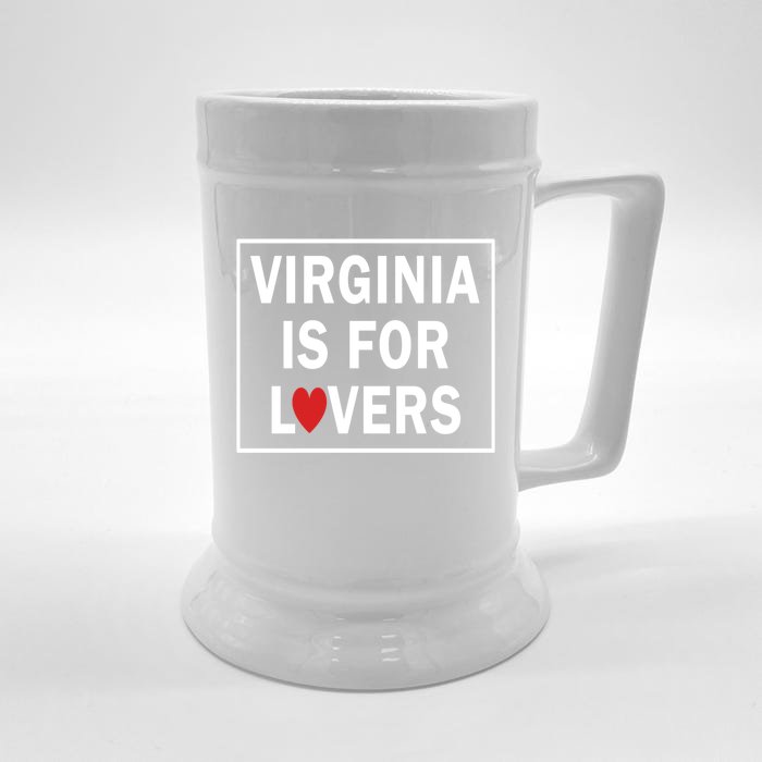 Virginia Is 4 Lovers Outdooors VA For Nature Virginians Gift Front & Back Beer Stein