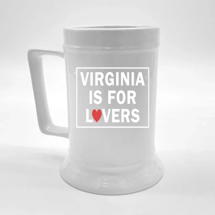 Virginia Is 4 Lovers Outdooors VA For Nature Virginians Gift Front & Back Beer Stein