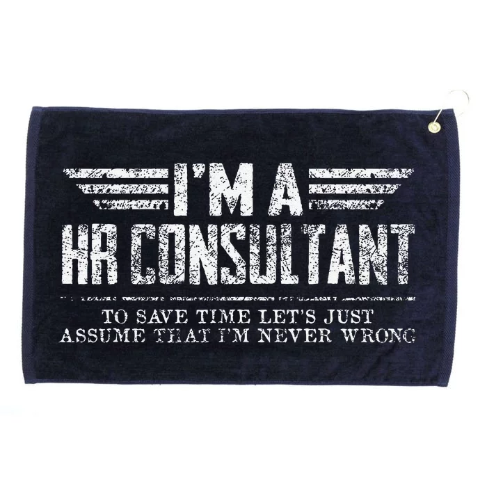 Vintage IM A Hr Consultant Grommeted Golf Towel