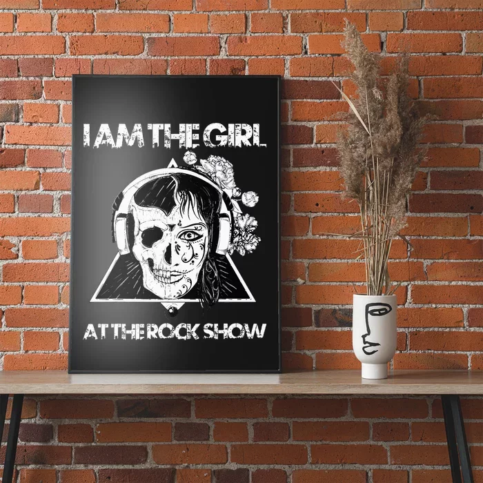 Vintage I Am The At The Rock Show Rock Music Lover Tee Poster