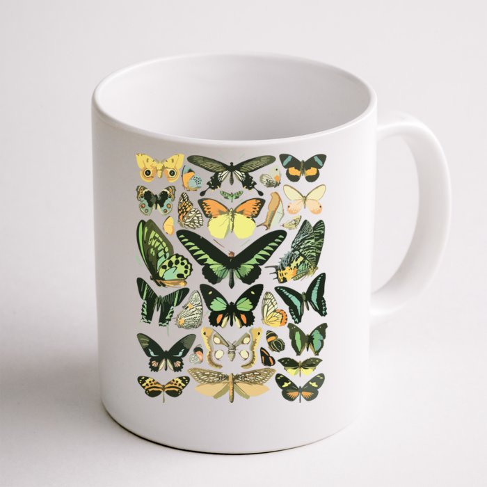 Vintage Inspired Butterfly Chart Front & Back Coffee Mug