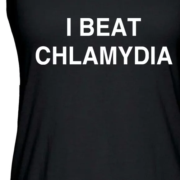 Veryscamlikely I Beat Chlamydia Ladies Essential Flowy Tank