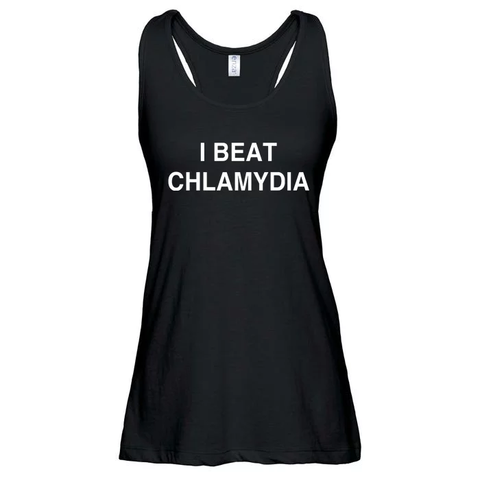 Veryscamlikely I Beat Chlamydia Ladies Essential Flowy Tank