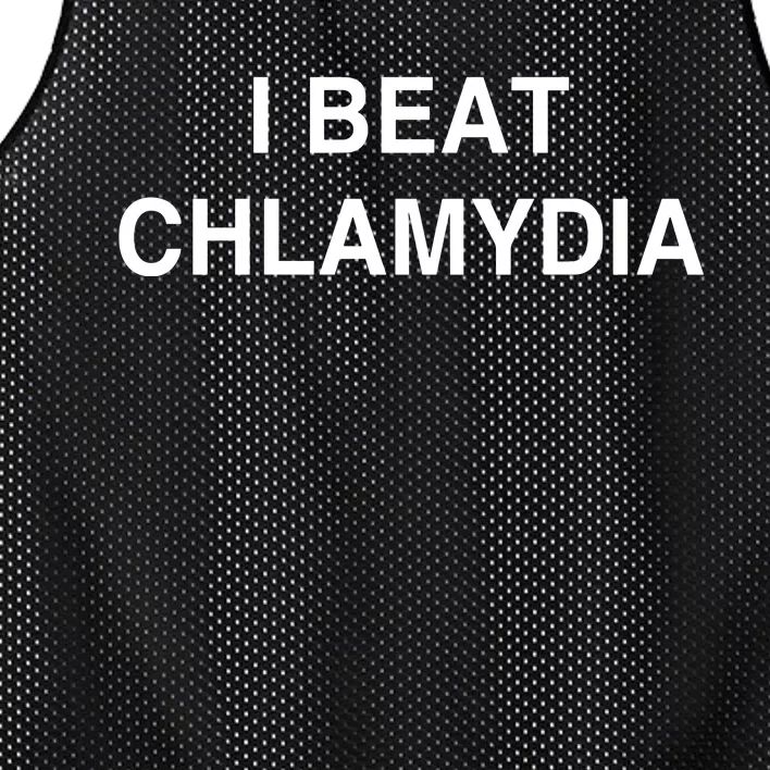 Veryscamlikely I Beat Chlamydia Mesh Reversible Basketball Jersey Tank