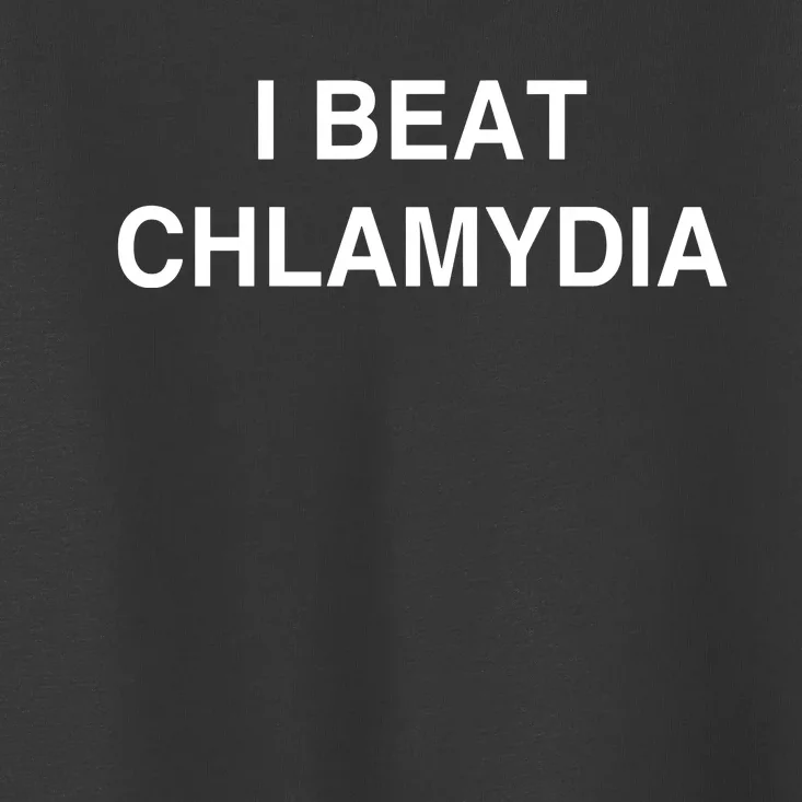 Veryscamlikely I Beat Chlamydia Toddler T-Shirt