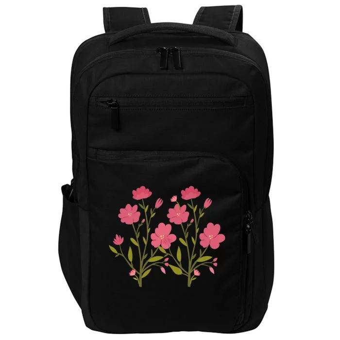 Vintage Inspired Botanical Flower Girl Mom Beautiful Flowers Premium Impact Tech Backpack