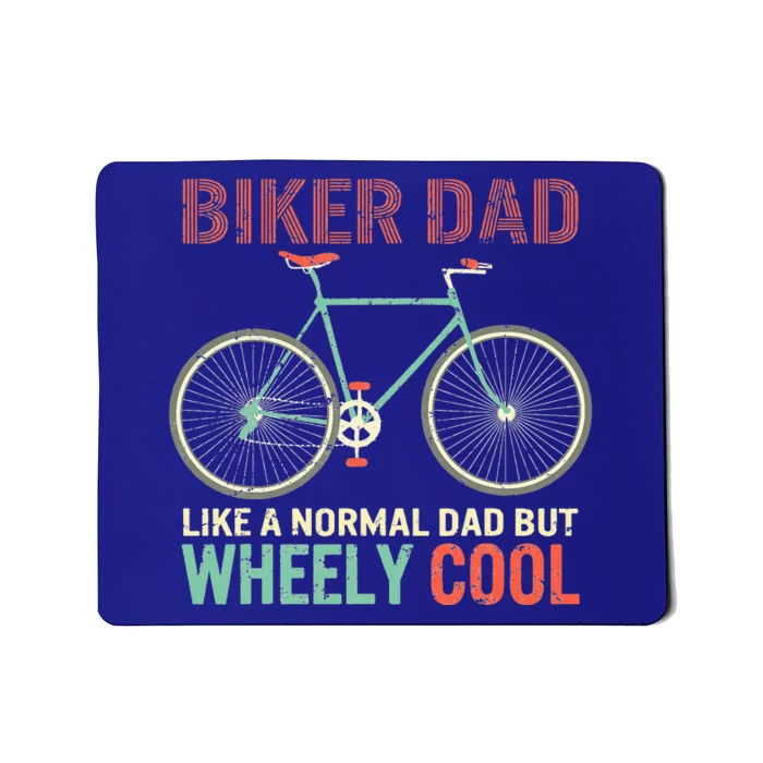 Vintage I'm Biker Dad Fathers Day Wheely Cooler Mousepad