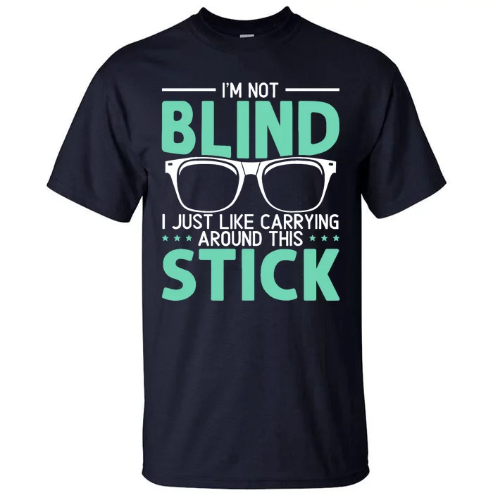 Visually Impaired Braille Visual Blind Awareness Tall T-Shirt