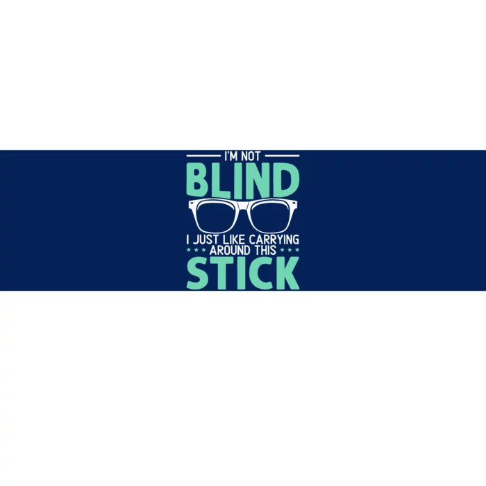 Visually Impaired Braille Visual Blind Awareness Bumper Sticker