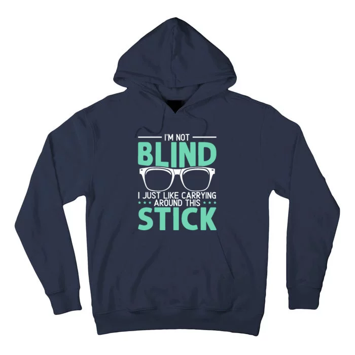 Visually Impaired Braille Visual Blind Awareness Tall Hoodie