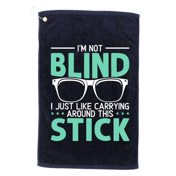 Visually Impaired Braille Visual Blind Awareness Platinum Collection Golf Towel