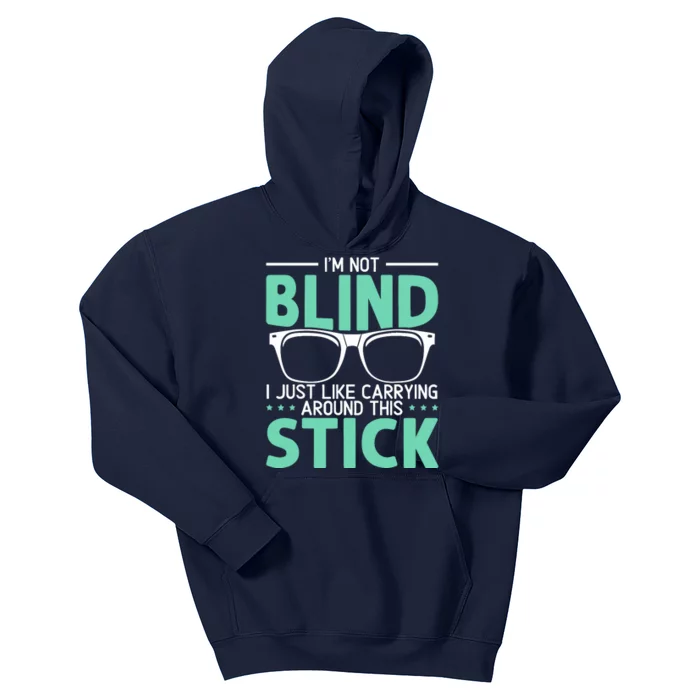 Visually Impaired Braille Visual Blind Awareness Kids Hoodie