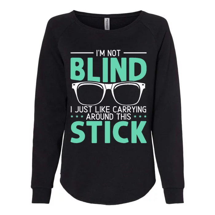 Visually Impaired Braille Visual Blind Awareness Womens California Wash Sweatshirt