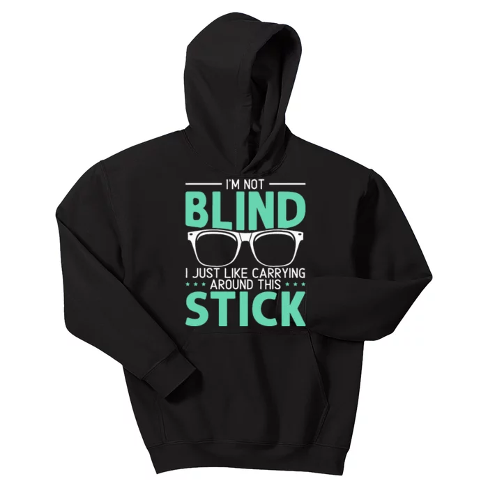 Visually Impaired Braille Visual Blind Awareness Kids Hoodie